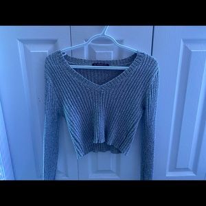 Grey brandy sweater